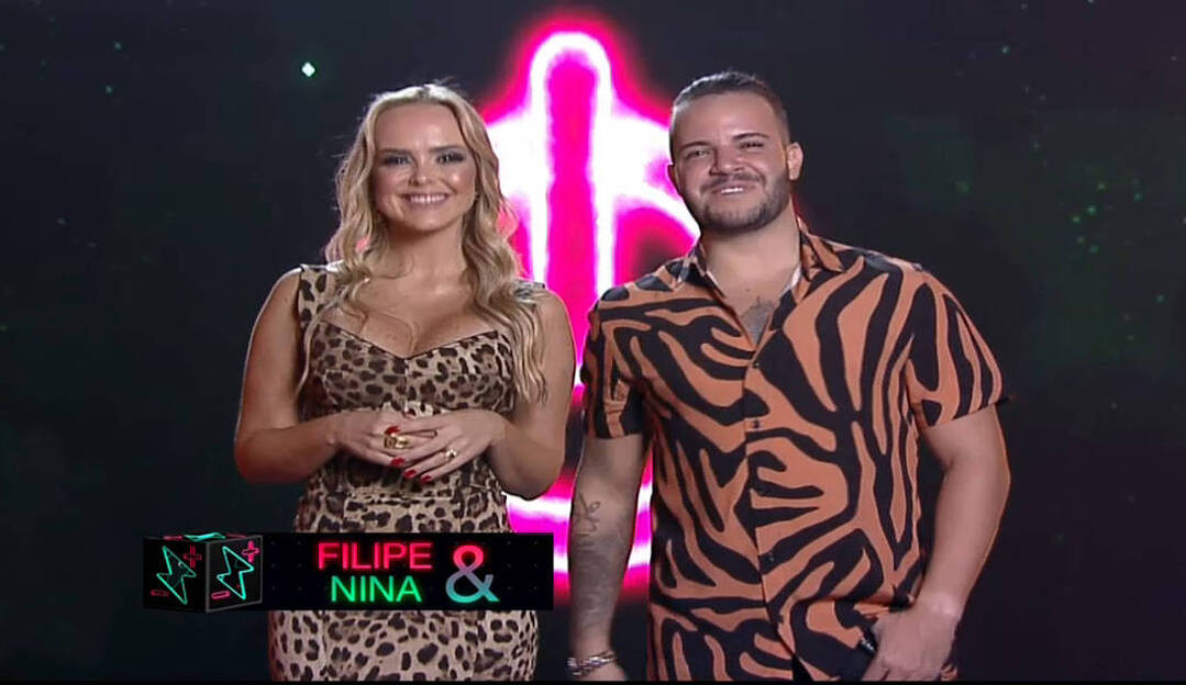 Power Couple: Nina e Filipe são o casal eliminado da semana