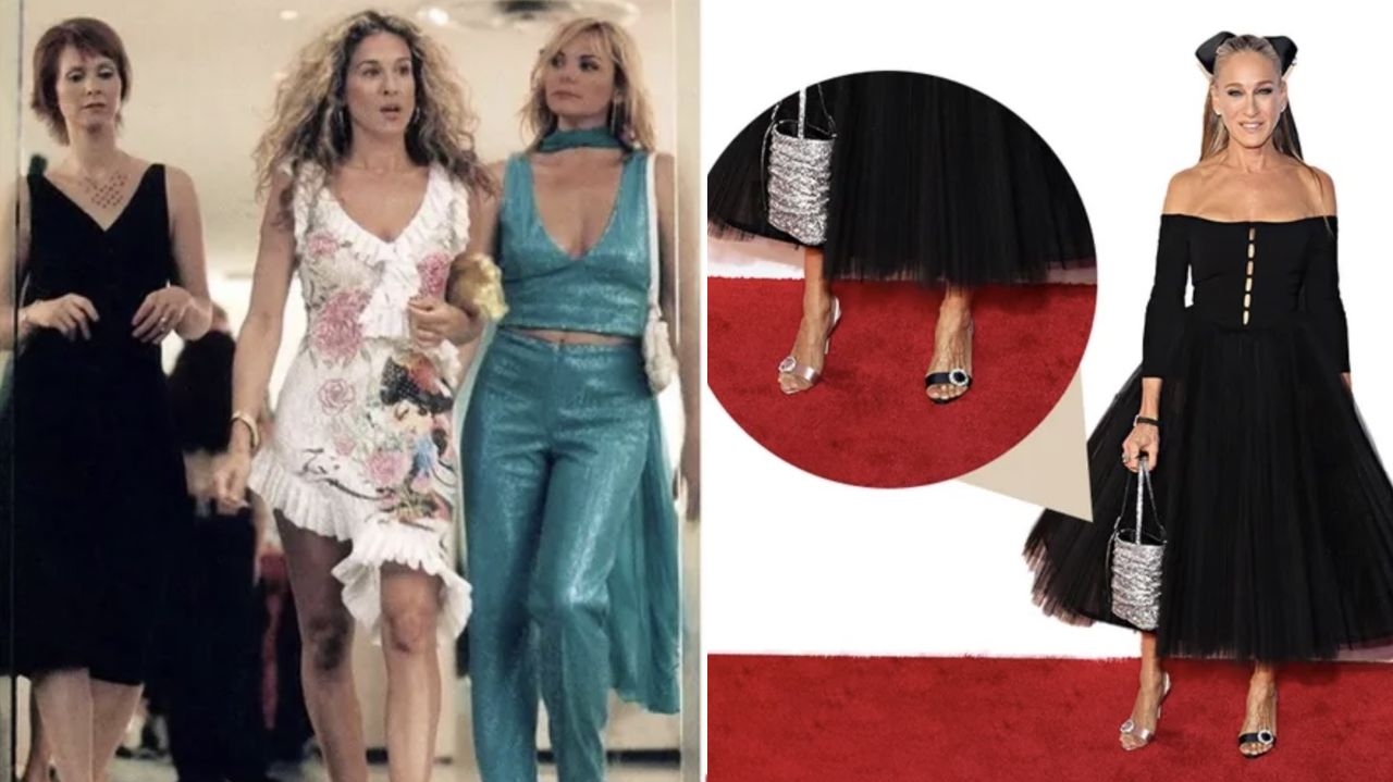 Sarah Jessica Parker veste sapatos em homenagem a Carrie Bradshaw Lorena Bueri