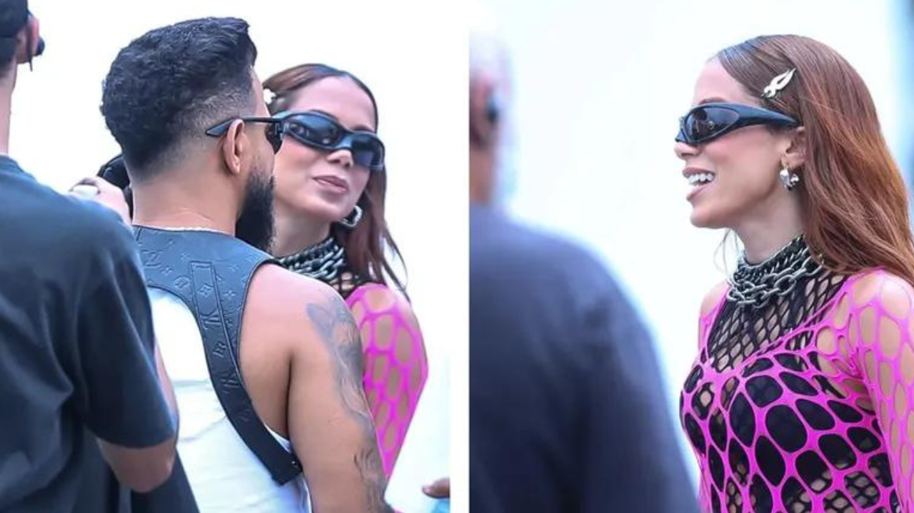 Anitta é vista com Dennis DJ em ponto turístico no Rio de Janeiro para gravação de novo clipe Lorena Bueri