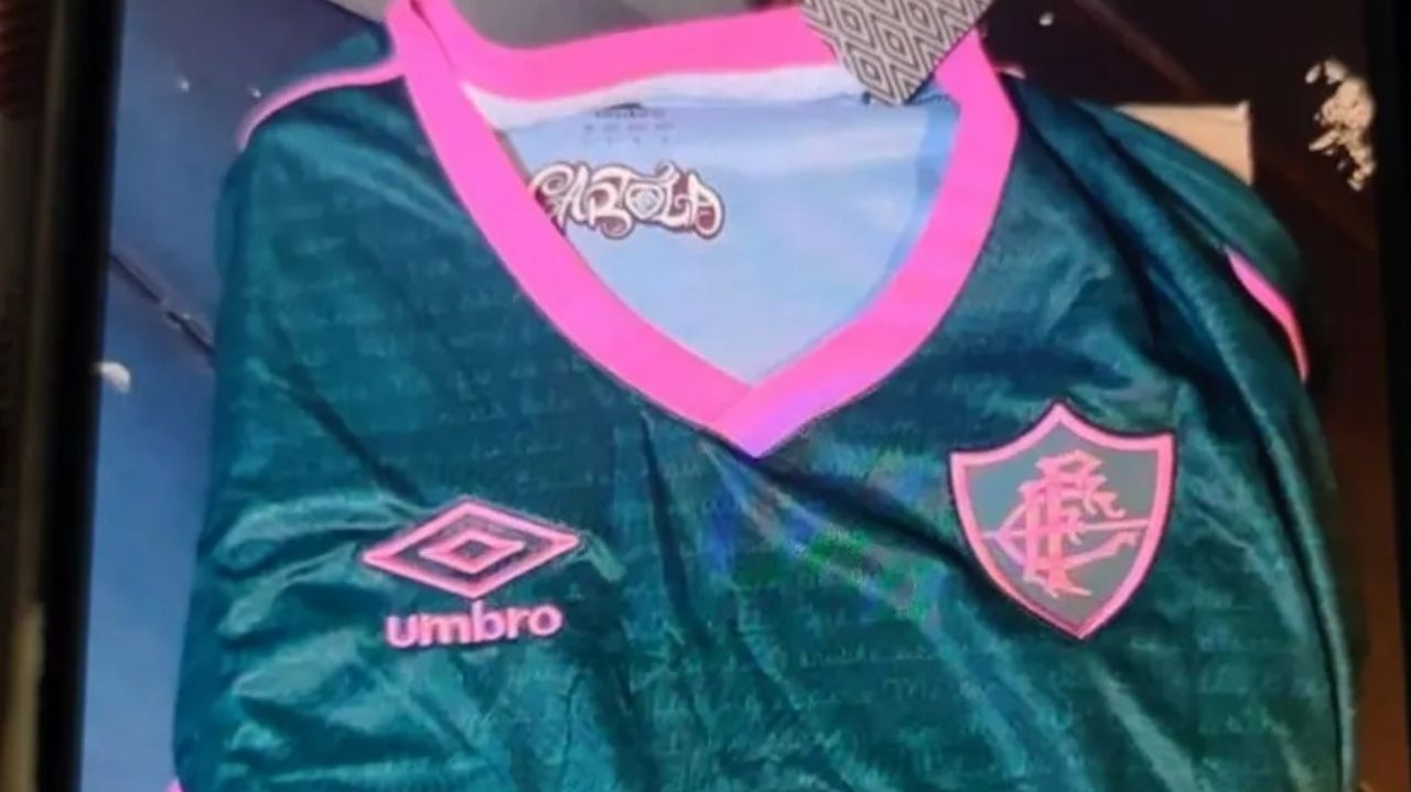 Vaza imagem de camisa do Fluminense que homenageia Cartola Lorena Bueri