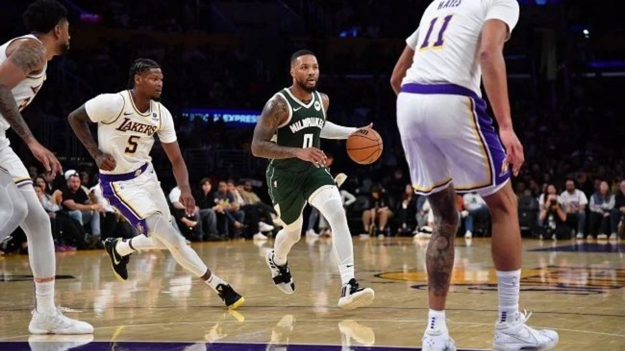 Bucks vence os Lakers pela pré-temporada da NBA  Lorena Bueri