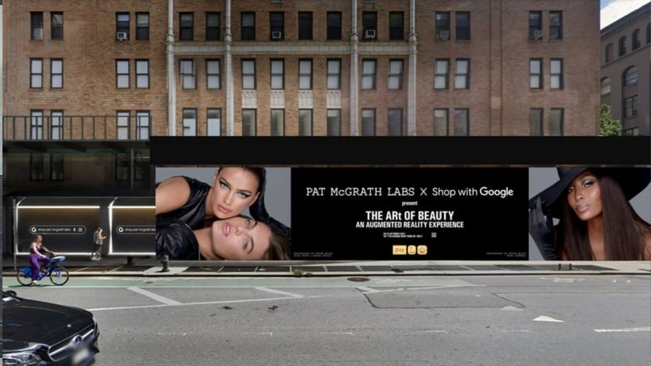 Consumidores testam maquiagens Pat McGrath Labs virtualmente em Nova York Lorena Bueri