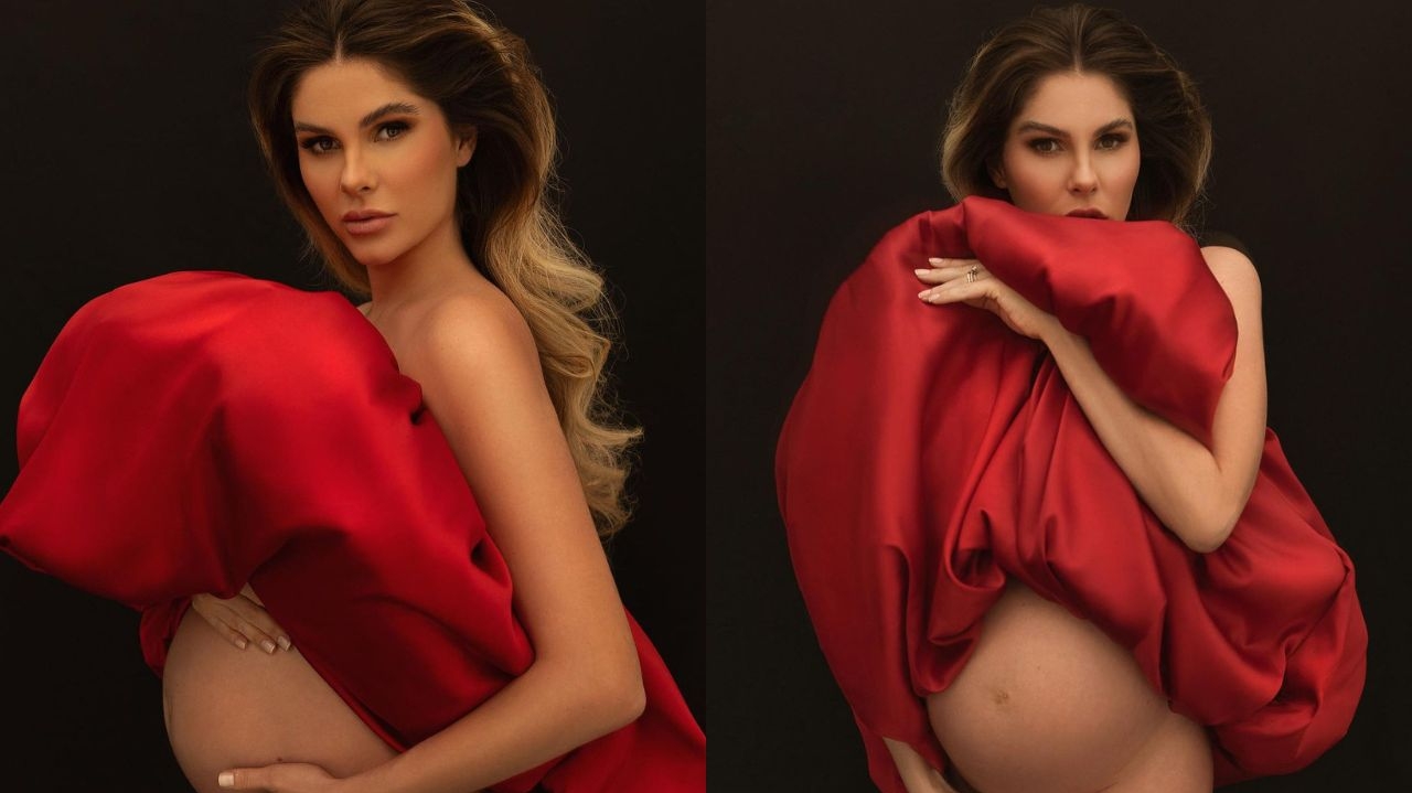 Bábara Evans anuncia gravidez de gêmeos como sua última gestação Lorena Bueri