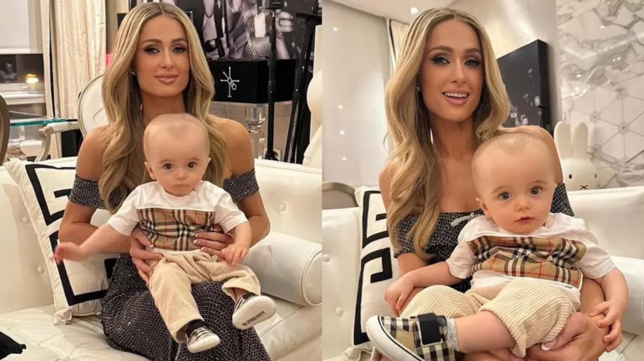 Paris Hilton rebate críticas nas redes sociais sobre o tamanho da cabeça do filho Lorena Bueri