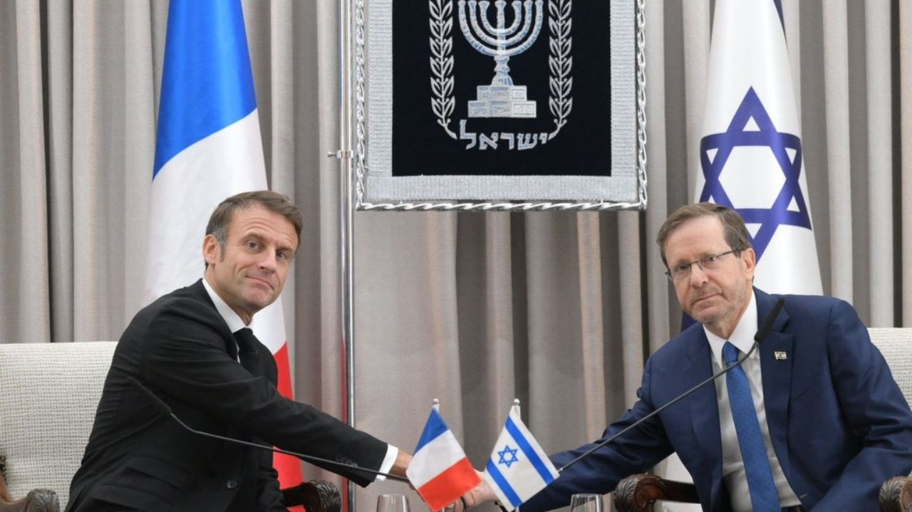 Em encontro com Macron, presidente de Israel ameaça o Líbano Lorena Bueri