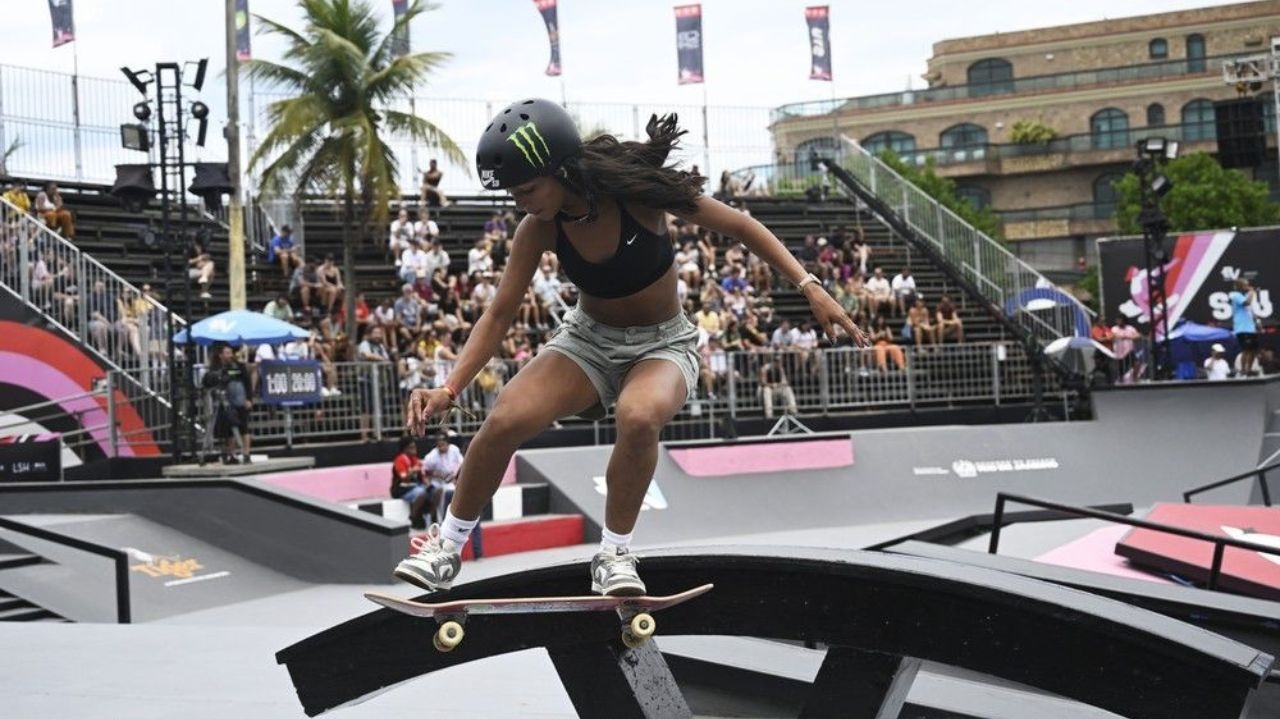 Rayssa Leal conquista o título no STU Open Rio de Skate Street Lorena Bueri