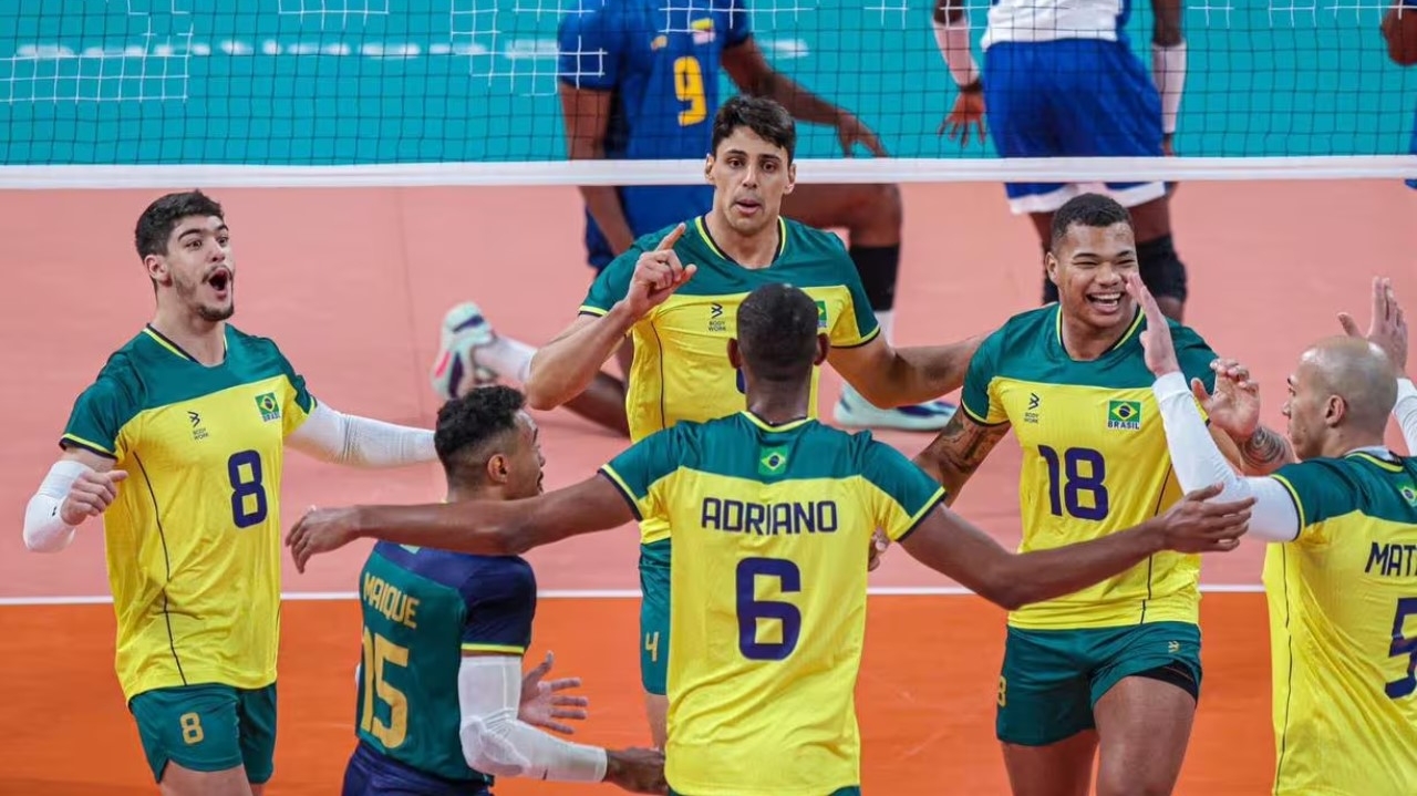 Pan 2023: Brasil supera Colômbia na estreia do vôlei masculino  Lorena Bueri