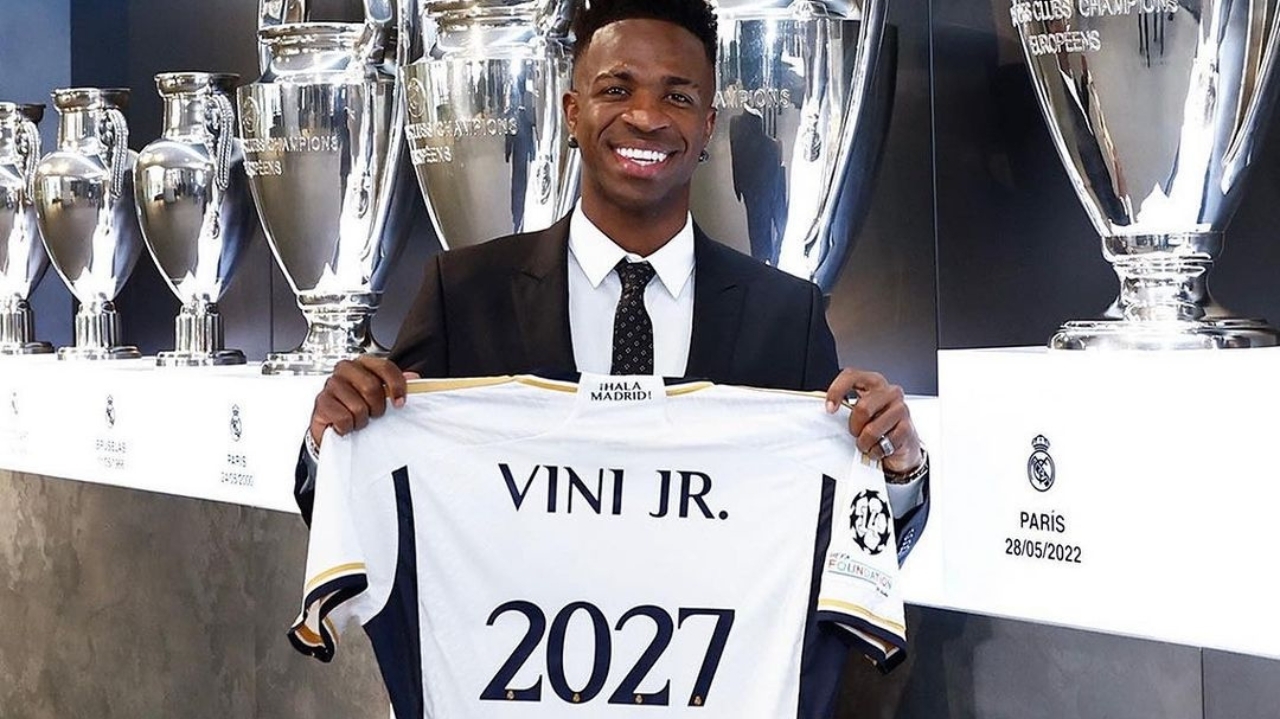 Real Madrid renova com Vinícius Junior até 2027 Lorena Bueri