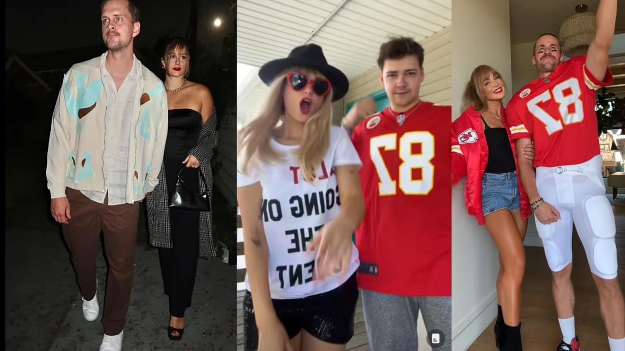 Fantasia de Taylor Swift e Travis Kelce é uma febre no Halloween de 2023 Lorena Bueri