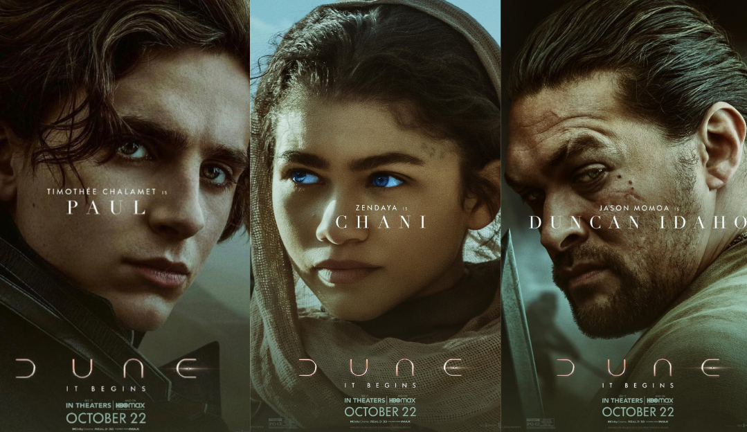 ‘Duna’: Filme ganha novos cartazes e data de estreia 