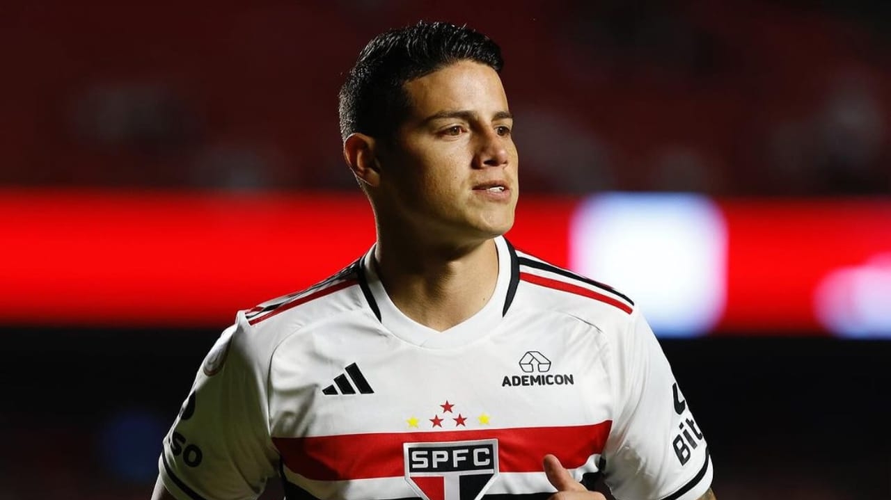 James Rodríguez é diagnosticado com estiramento e desfalca equipe em jogo contra o Bahia Lorena Bueri