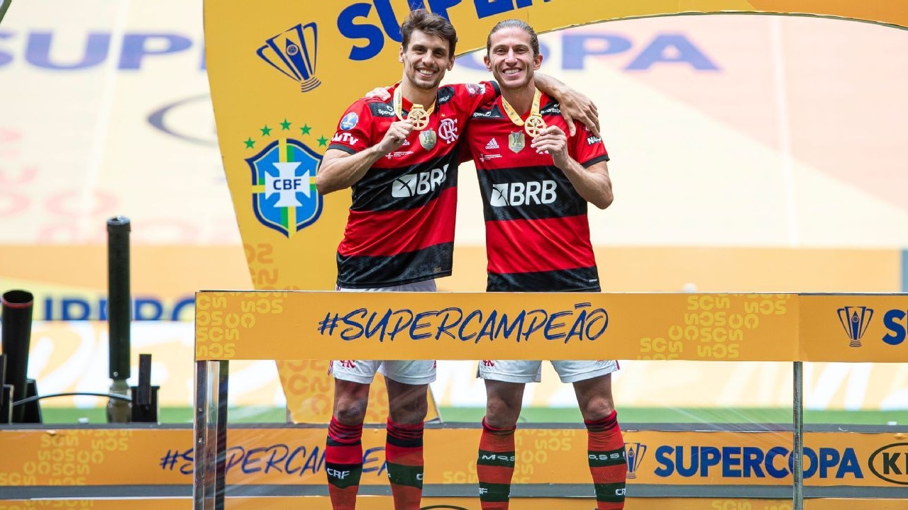 Jogo entre Flamengo x Cuiabá marca a despedida de Felipe Luís e Rodrigo Caio Lorena Bueri