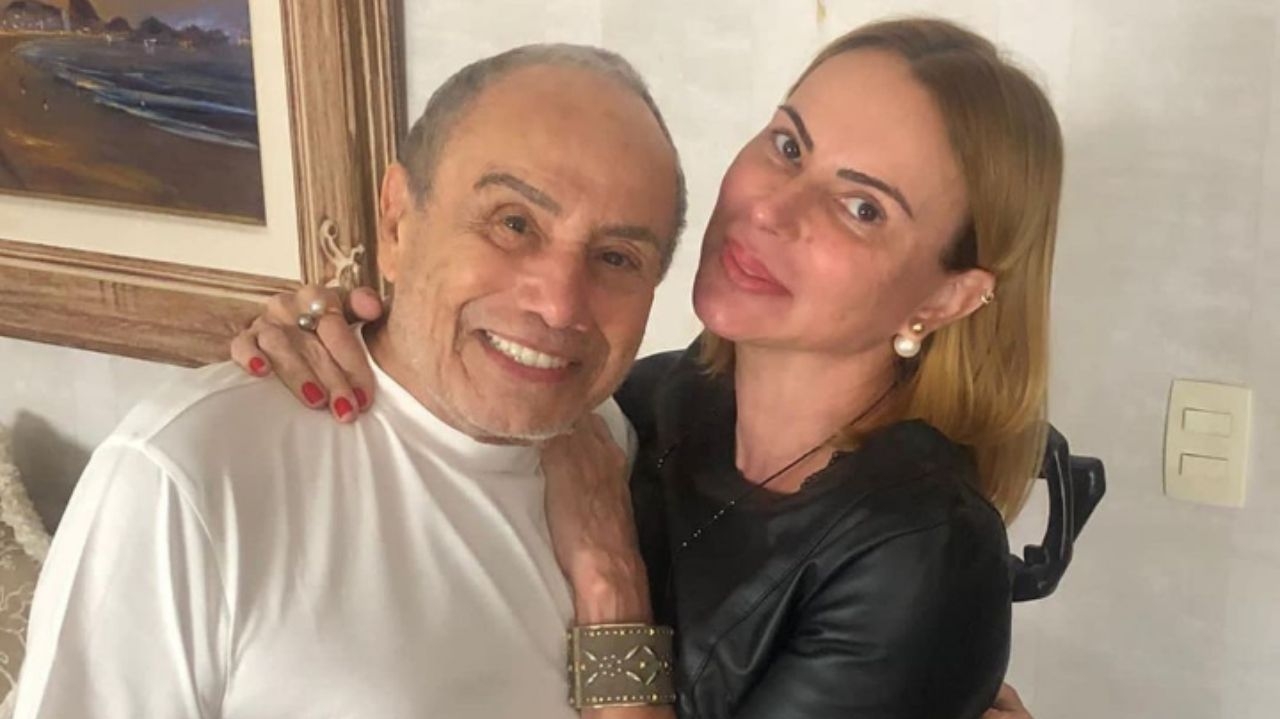 Esposa de Stênio Garcia revela que ator recebeu alta do hospital Lorena Bueri