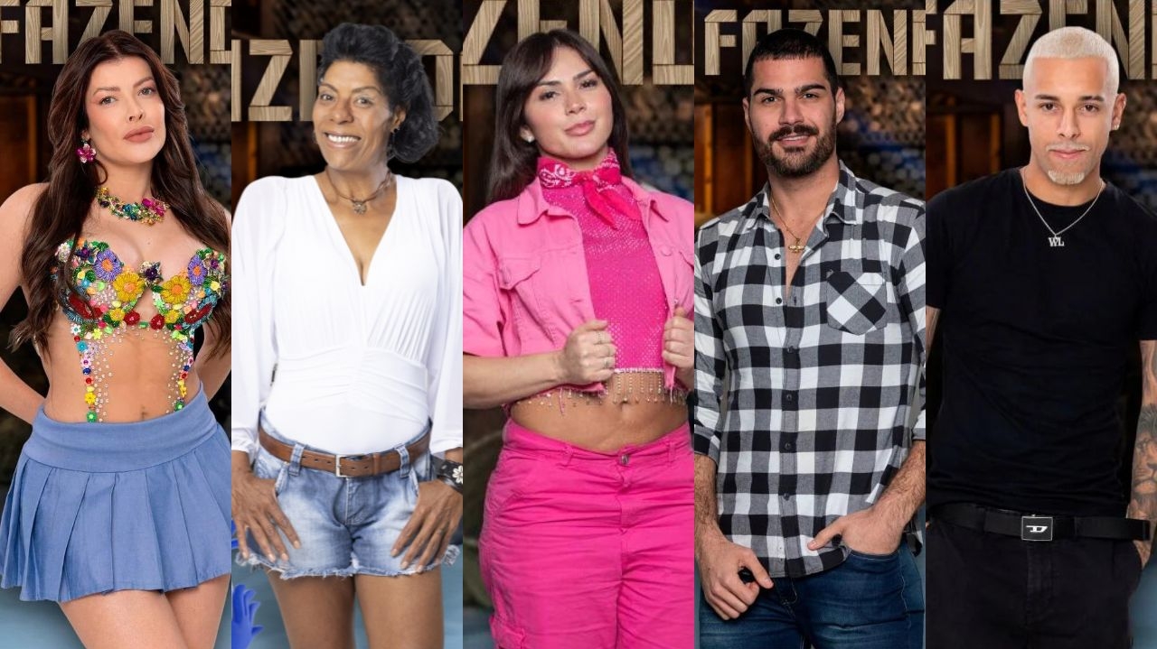 A Fazenda 15: formada a roça quíntupla entre Jaque, Márcia, Nadja, Shay e WL Lorena Bueri