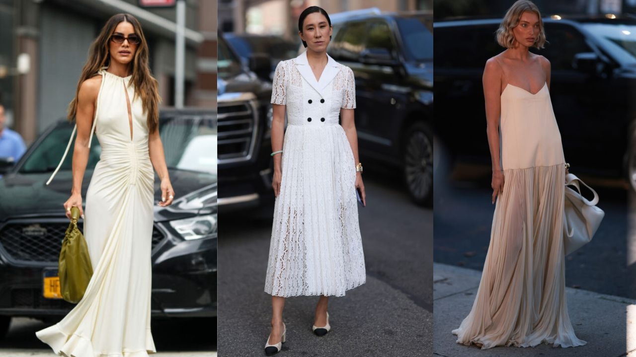 Confira looks inspirados em vestido branco para o Réveillon Lorena Bueri