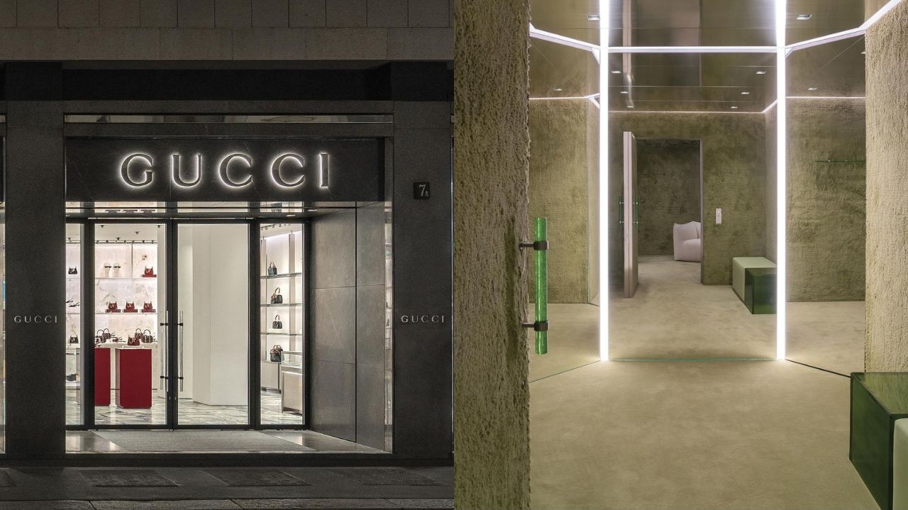 Gucci reabre loja histórica da Via Monte Napoleone em Milão Lorena Bueri