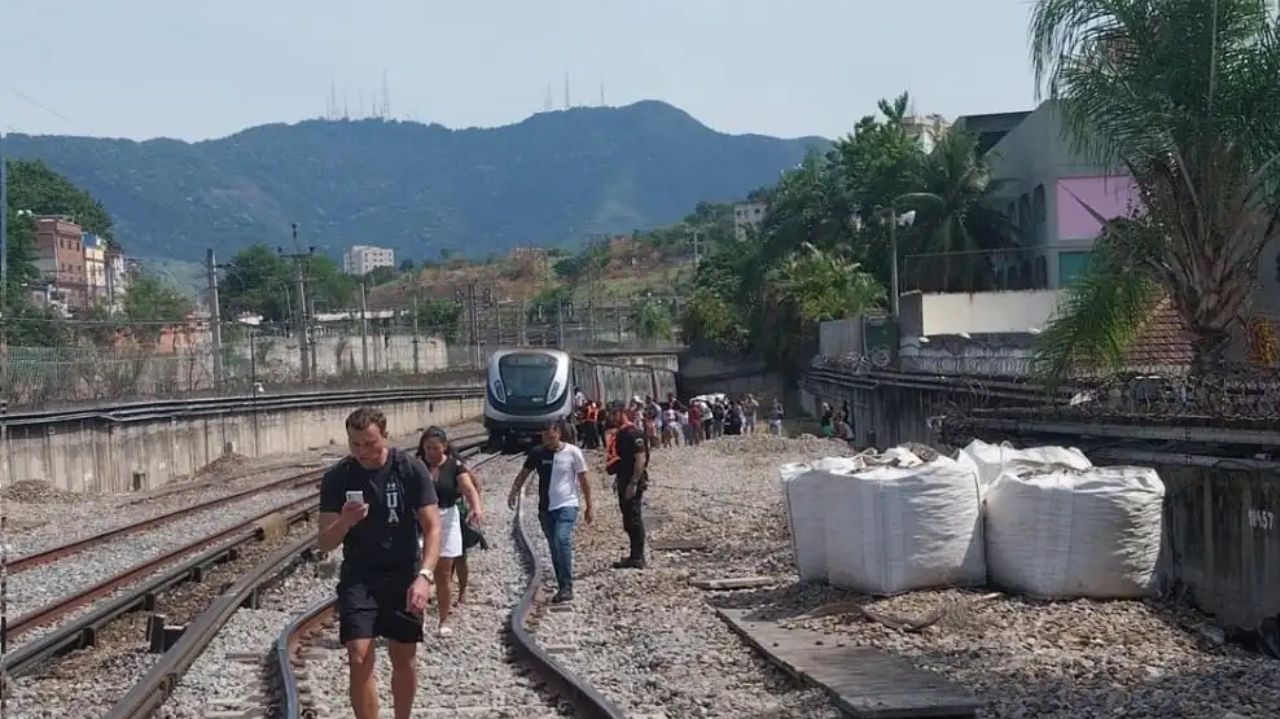 Metrô do Rio volta a funcionar normalmente após descarrilamento Lorena Bueri
