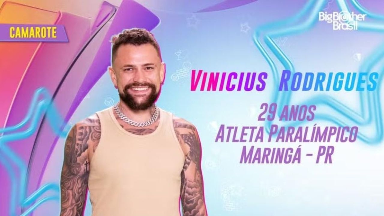 BBB24: Vinicius Rodrigues é o mais novo integrante do Camarote Lorena Bueri