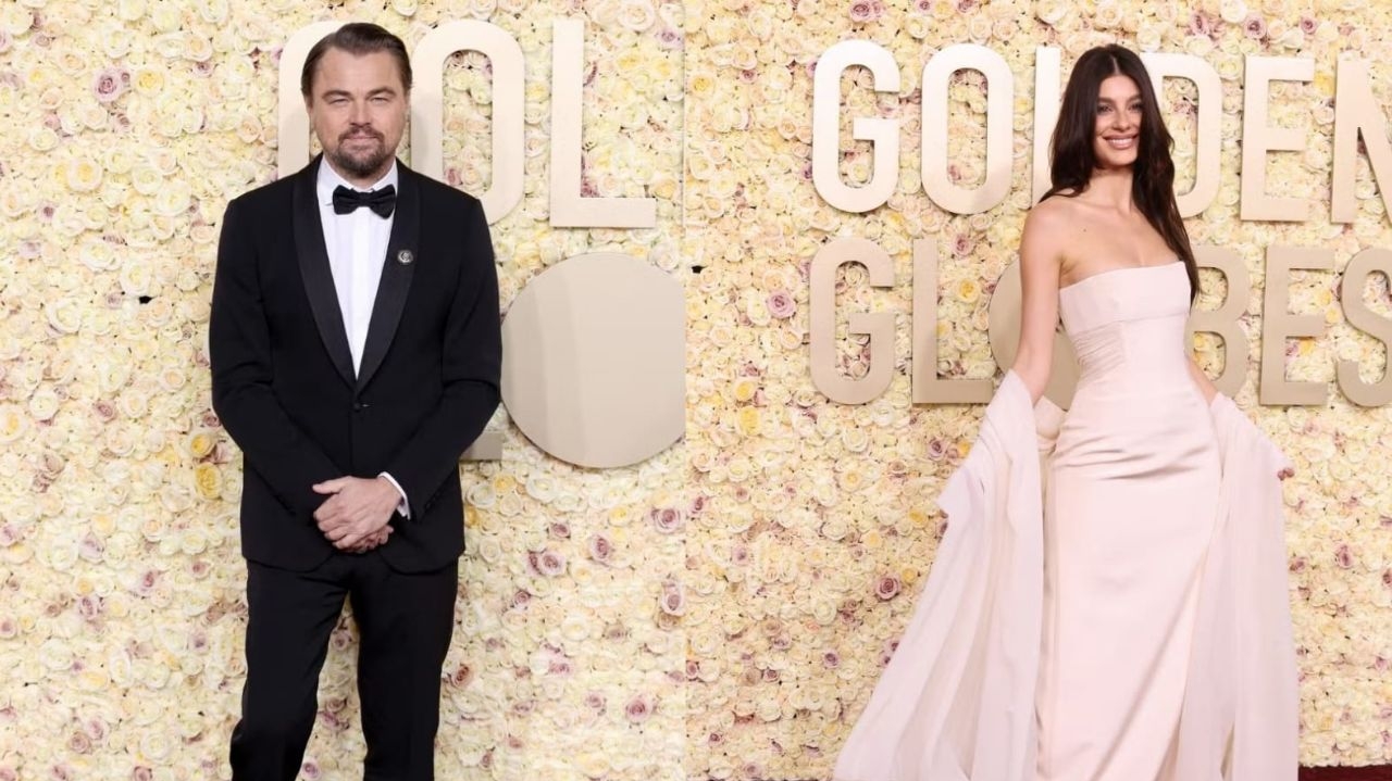 Leonardo DiCaprio e Camila Morrone dividem tapete vermelho no Globo de Ouro Lorena Bueri