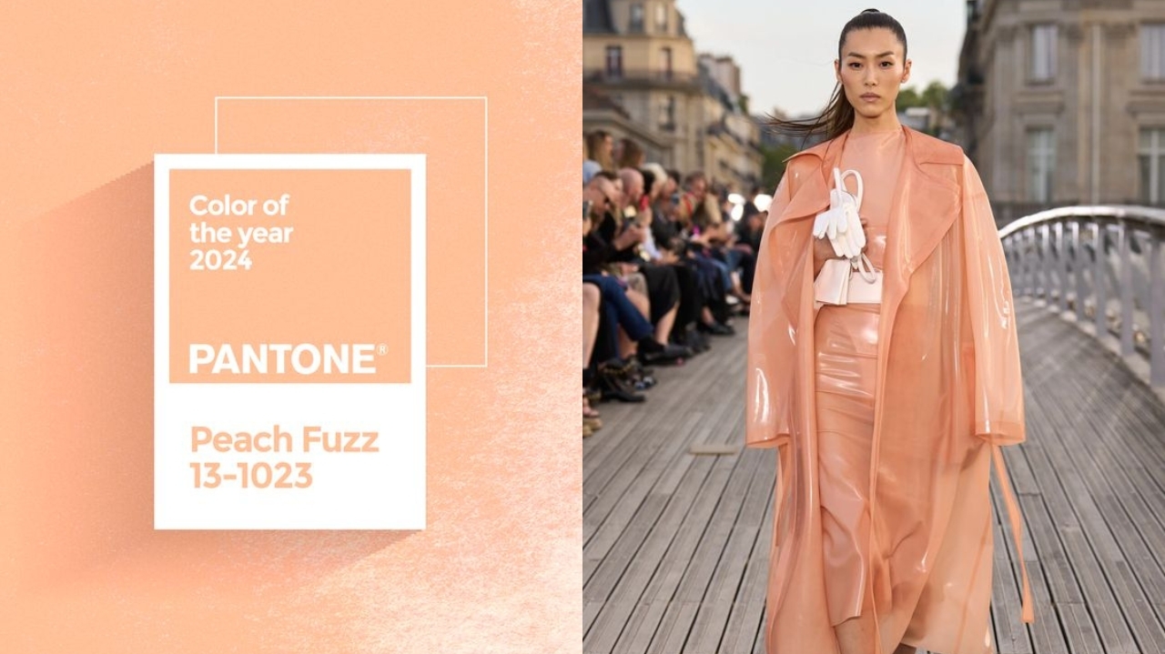 Peach Fuzz, a cor do ano da Pantone, é a tendência de moda de 2024 Lorena Bueri