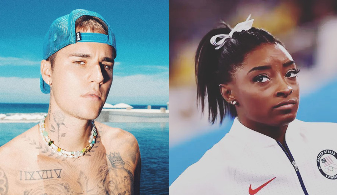 Justin Bieber presta apoio à Simone Biles depois da atleta desistir das Olimpíadas  Lorena Bueri