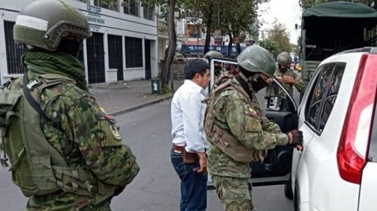 Conflito armado: 859 prisões são anunciadas no Equador até agora Lorena Bueri