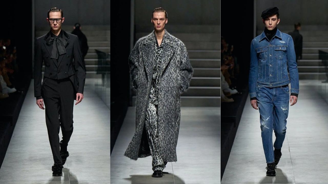 Elegância revitalizada: Dolce & Gabbana apresenta coleção masculina de inverno 2024/25 Lorena Bueri