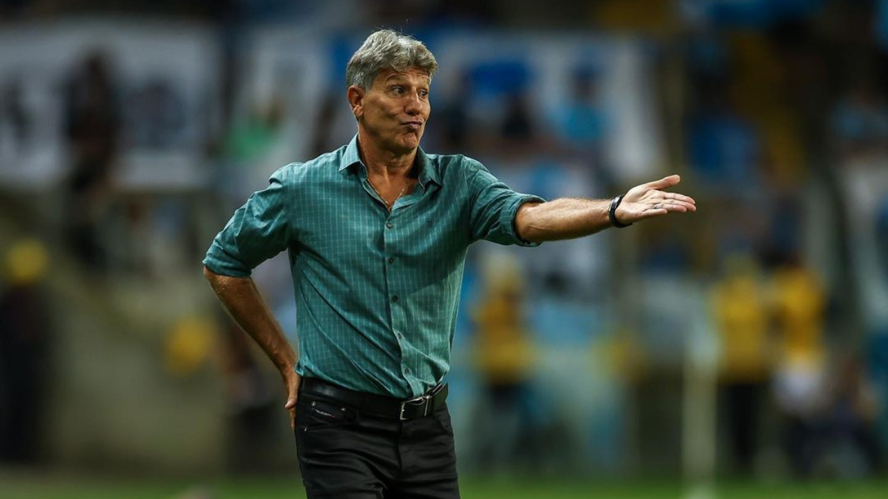 Renato não comenta sobre reforços após goleada do Grêmio e destaca gol de JP Galvão  Lorena Bueri