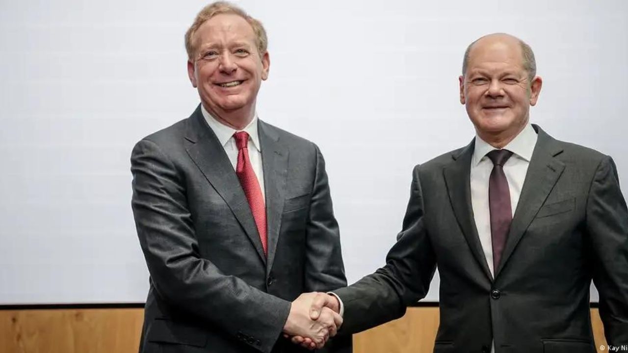 Microsoft kündigt eine Investition von 3,2 Milliarden Euro in Deutschland an