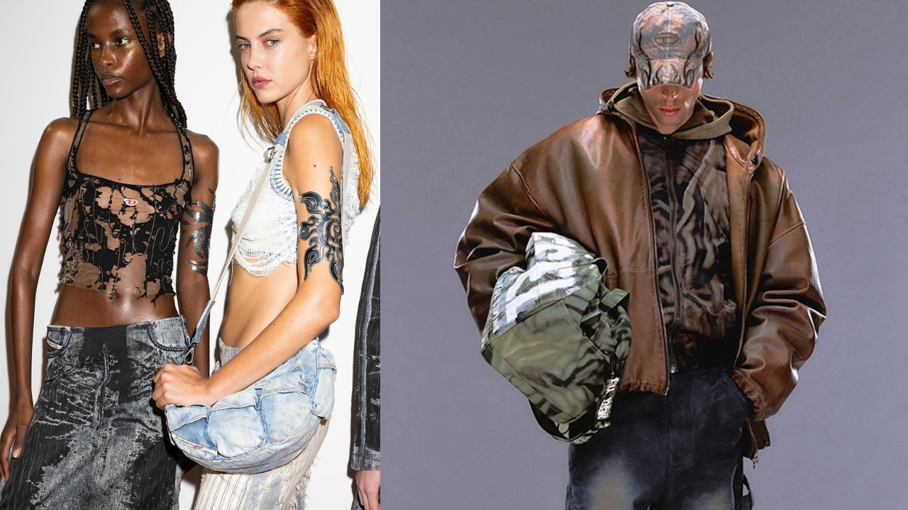 Diesel se destaca em coleção apresentada na semana de moda em Milão Lorena Bueri