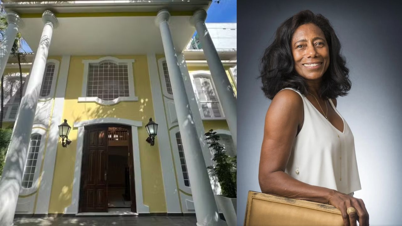 Paraíso à venda: mansão de Glória Maria na Gávea está disponível por R$ 13 milhões Lorena Bueri