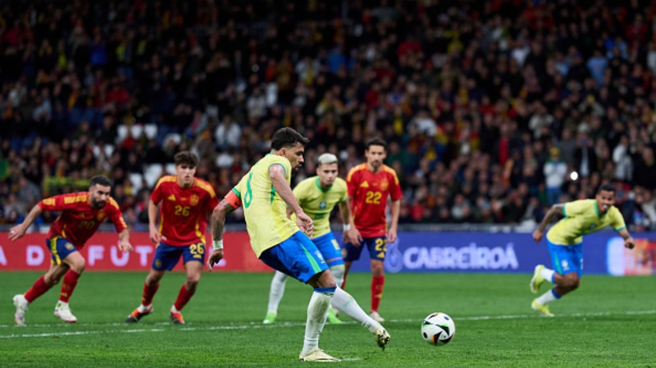 Brasil consegue empate contra a Espanha com gol no final da partida Lorena Bueri