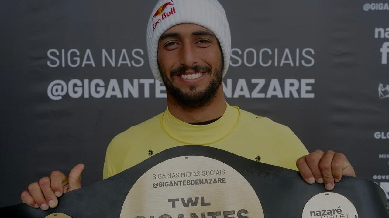 Lucas Chumbo vence o Gigantes de Nazaré e aguarda confirmação de recorde mundial  Lorena Bueri