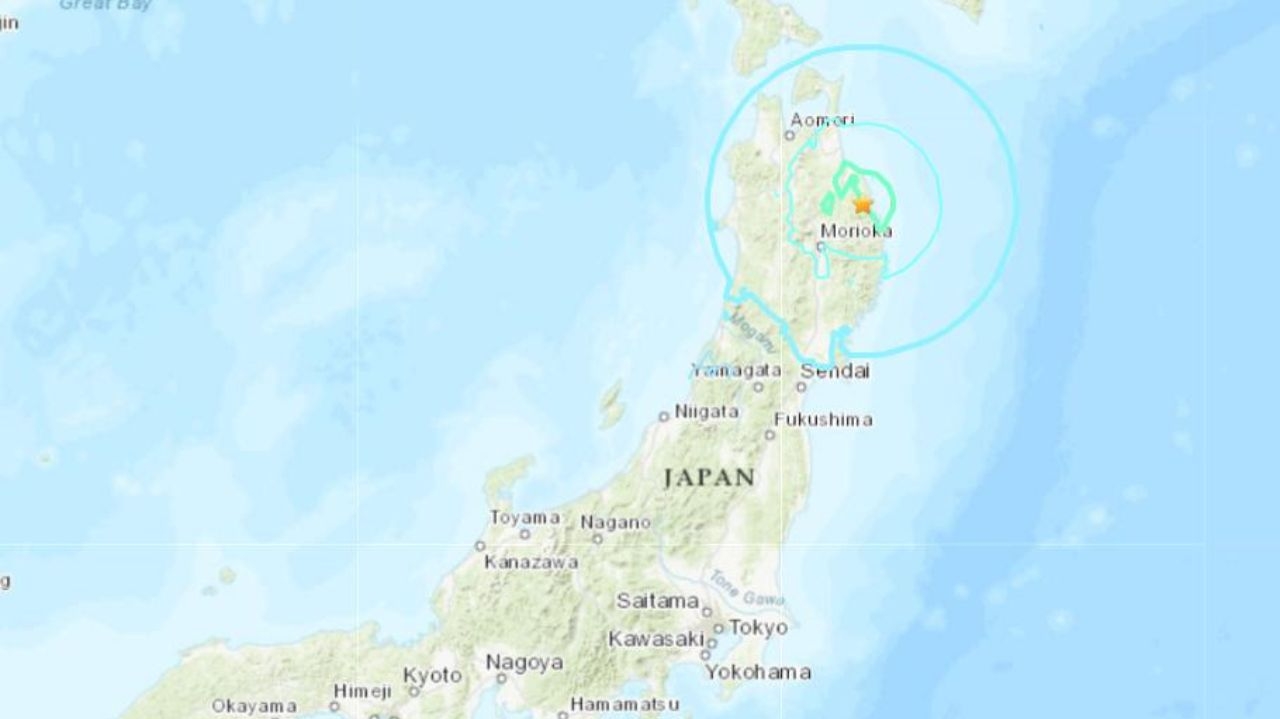 Norte do Japão é atingido por terremoto de magnitude 6.1 Lorena Bueri