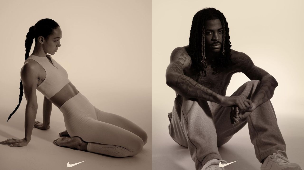 Nova coleção de yoga da Nike é estrelada por Ja Morant e Johnson Thompson Lorena Bueri
