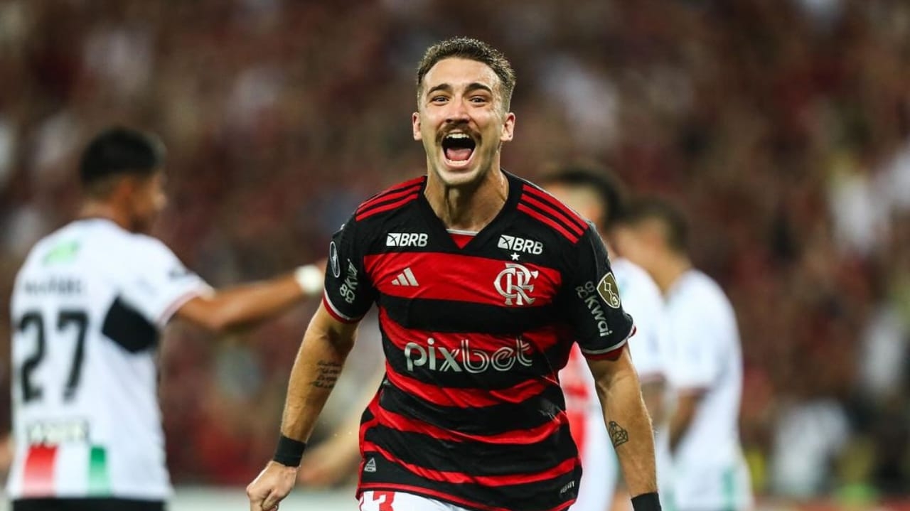 Léo Ortiz estreia pelo Flamengo e se destaca na vitória sobre o Palestino pela Libertadores Lorena Bueri