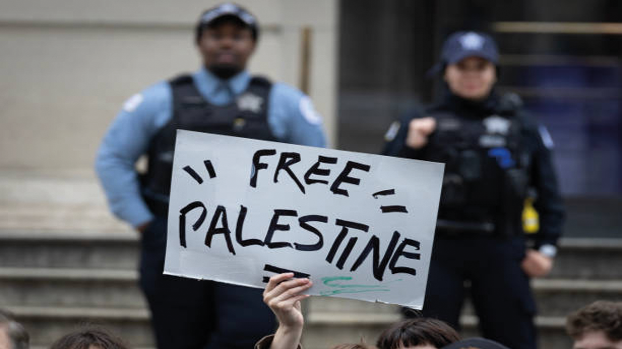 Novos protestos nos EUA entre pró-Palestina e Israel  Lorena Bueri