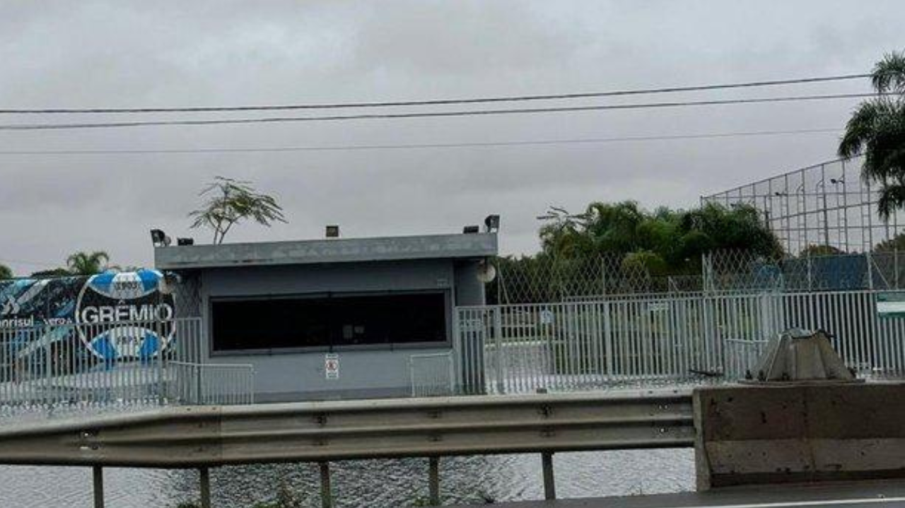 Enchente na região do Guaíba interdita CTs do Internacional e do Grêmio Lorena Bueri
