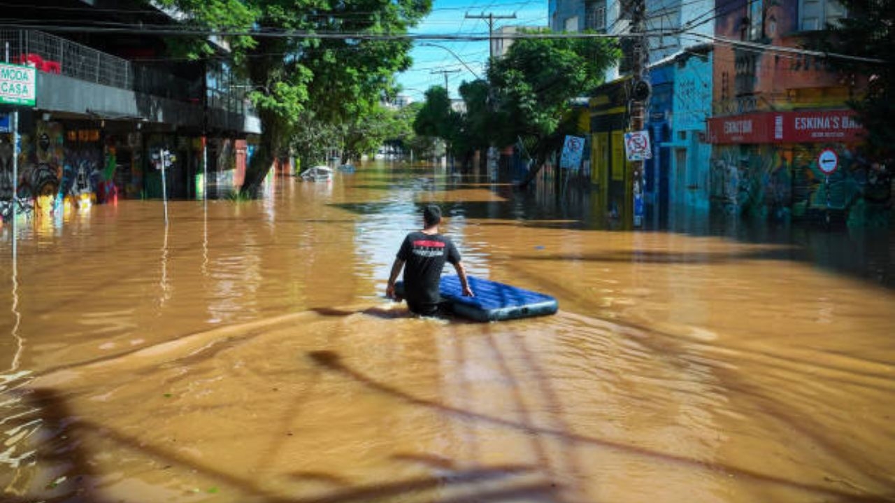 Tempestades no Rio Grande do Sul são causadas pelas mudanças climáticas Lorena Bueri