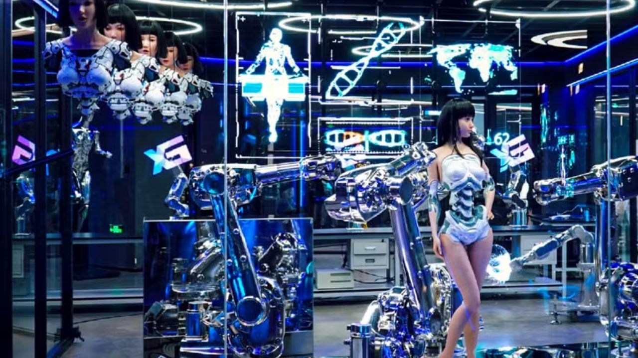 Fábrica chinesa impressiona com realismo de “robôs-humanos” Lorena Bueri