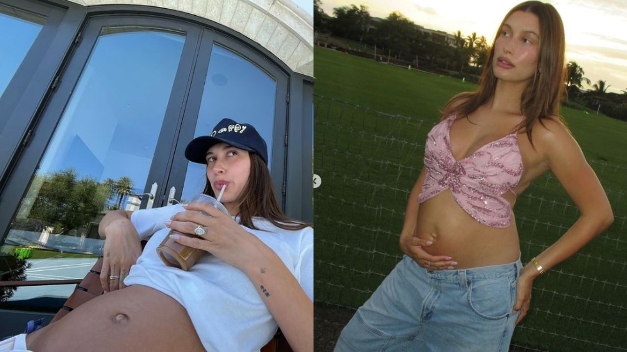 Hailey Bieber encanta fãs ao exibir sua barriga de grávida em novas fotos Lorena Bueri