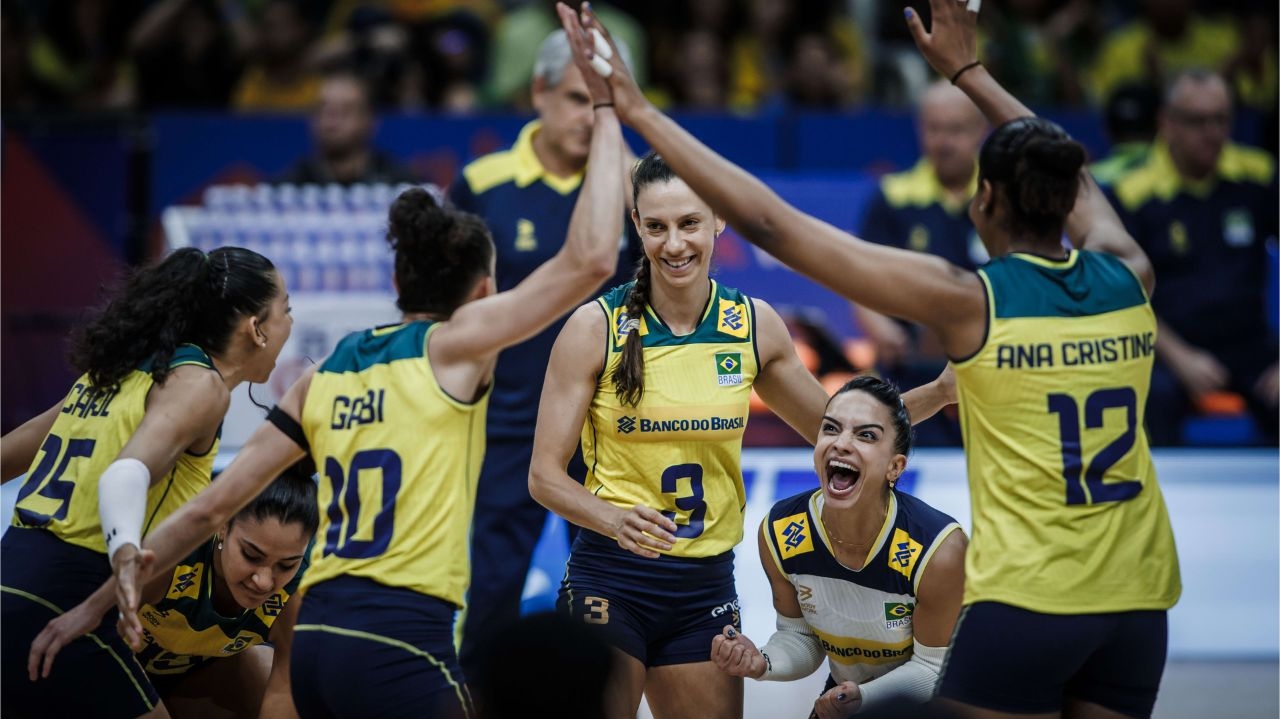 Brasil vence Coreia pela Liga das Nações de Vôlei Lorena Bueri