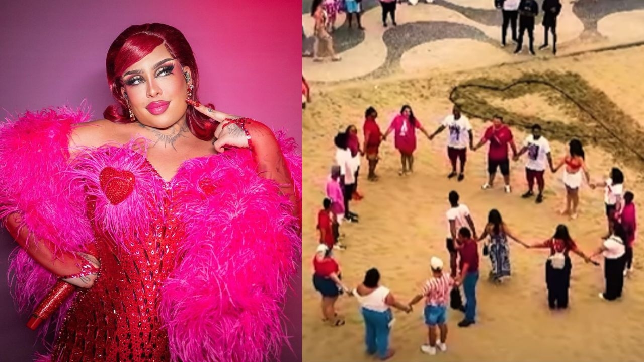 Gloria Groove reúne fãs para anúncio de single do Serenata da GG Lorena Bueri