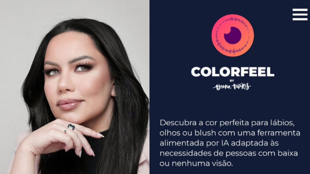 Bruna Tavares lança aplicativo para pessoas com deficiências visuais Lorena Bueri
