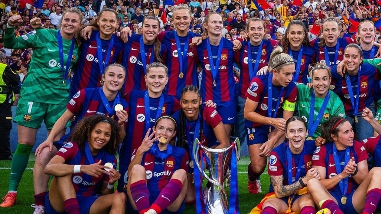 Barcelona é campeão da Champions League Feminina Lorena Bueri