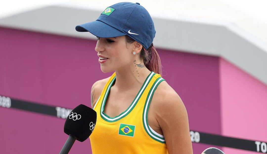 Letícia Bufoni diz se sentir realizada e almeja medalha em próxima olimpíada Lorena Bueri