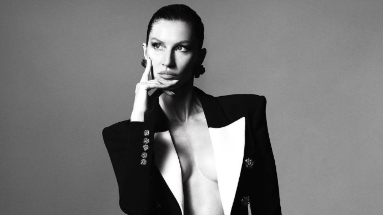 Gisele Bündchen é estrela em ensaio para a Balmain  Lorena Bueri