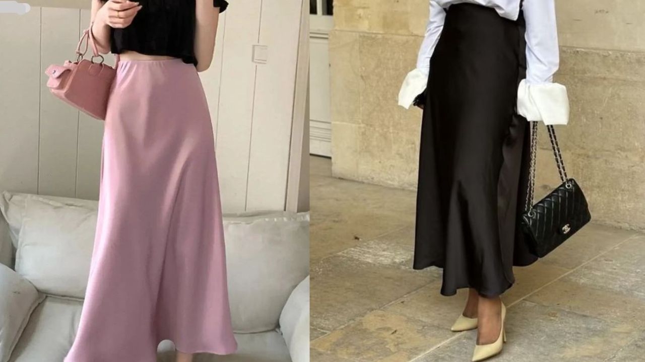 Confira as melhores combinações de looks com saia de cetim Lorena Bueri