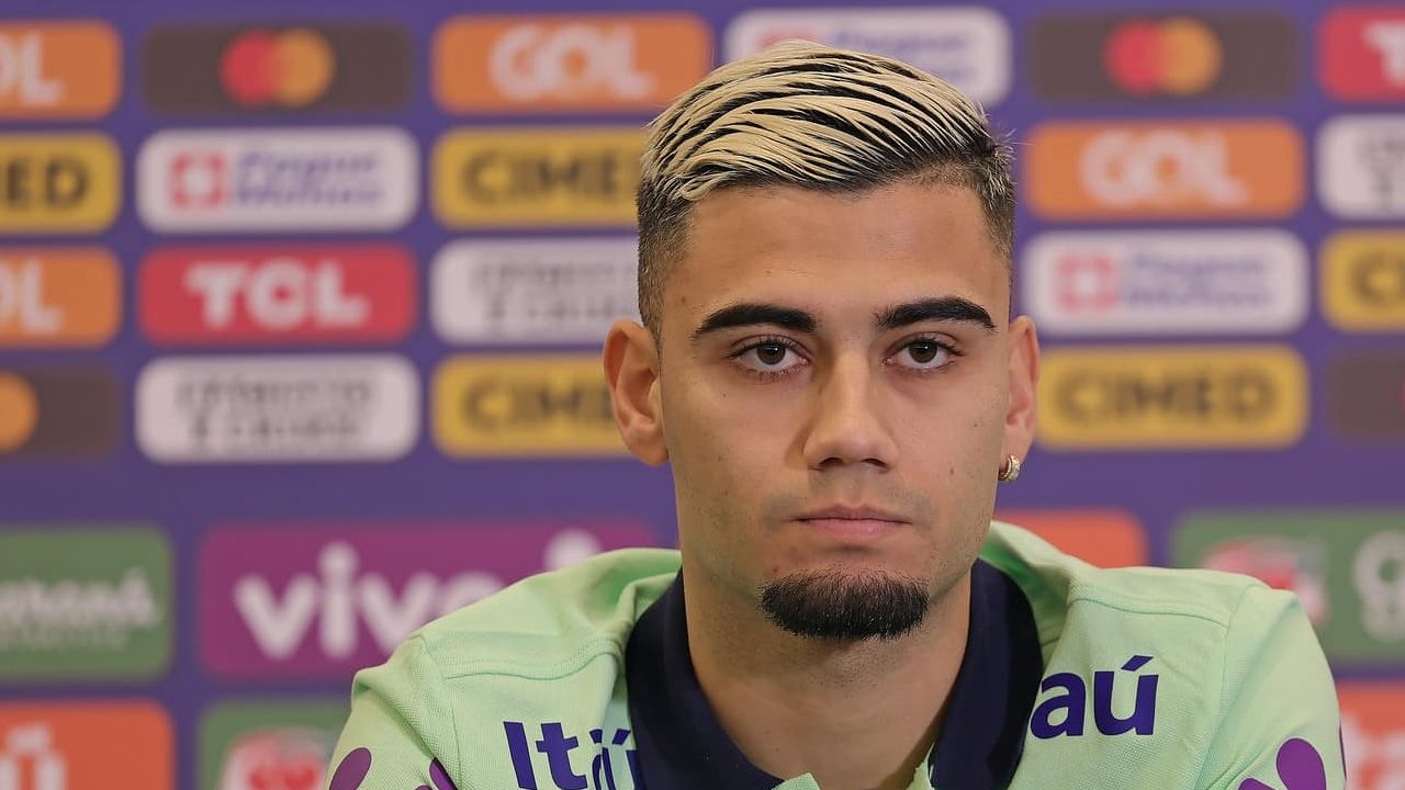 Andreas Pereira diz que Uruguai almeja igualar Brasil e fala polêmica repercute Lorena Bueri