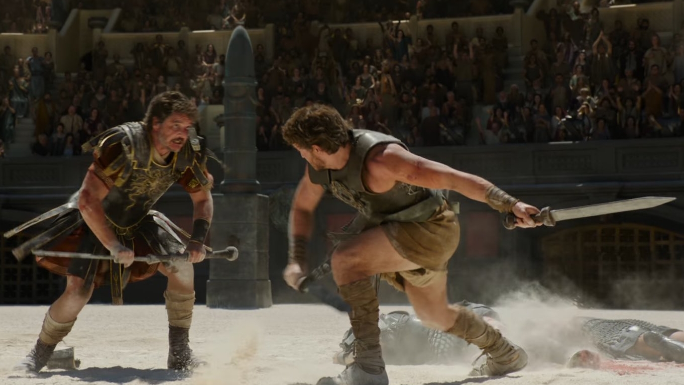 Primeiro trailer de 'Gladiador 2' coloca Paul Mescal contra Pedro Pascal Lorena Bueri